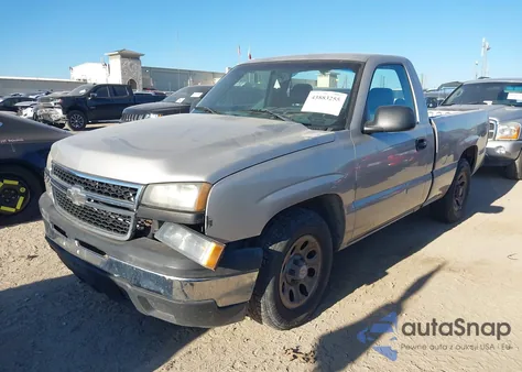 2006 Chevrolet Silverado 1500 Work Truck from USA, damaged, VIN 3GCEC14X06G236887